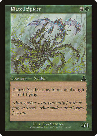 Plated Spider [Urza's Destiny] | Gate City Games LLC