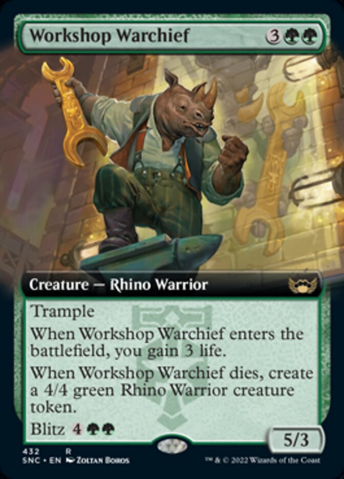 Workshop Warchief (Extended Art) [Streets of New Capenna] | Gate City Games LLC