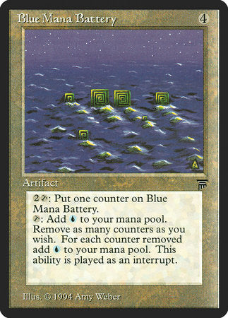 Blue Mana Battery [Legends] | Gate City Games LLC