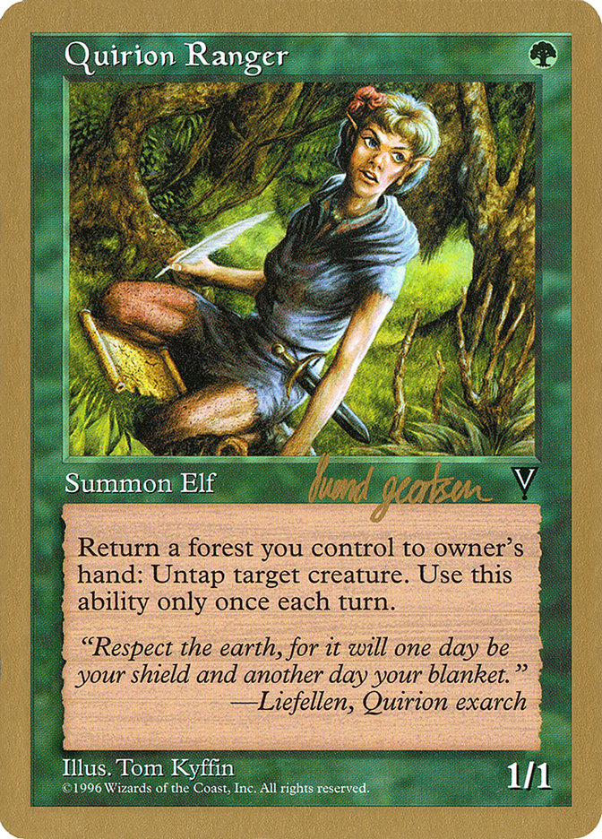 Quirion Ranger (Svend Geertsen) [World Championship Decks 1997] | Gate City Games LLC