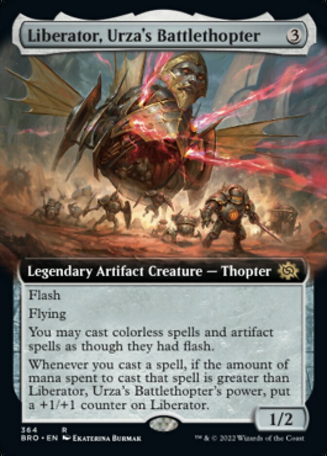 Liberator, Urza's Battlethopter (Extended Art) [The Brothers' War] | Gate City Games LLC