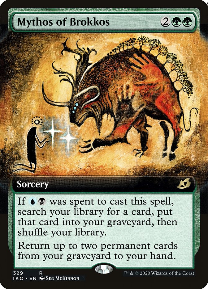 Mythos of Brokkos (Extended Art) [Ikoria: Lair of Behemoths] | Gate City Games LLC