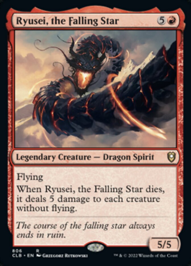 Ryusei, the Falling Star [Commander Legends: Battle for Baldur's Gate] | Gate City Games LLC
