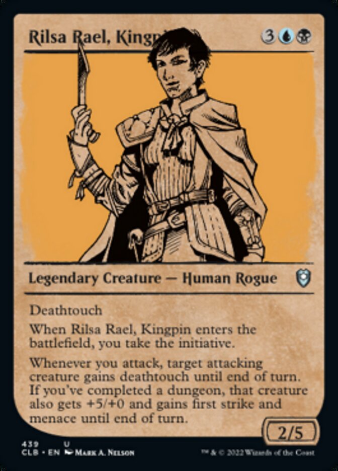 Rilsa Rael, Kingpin (Showcase) [Commander Legends: Battle for Baldur's Gate] | Gate City Games LLC