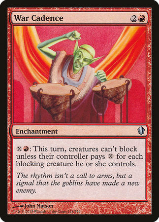 War Cadence [Commander 2013] | Gate City Games LLC