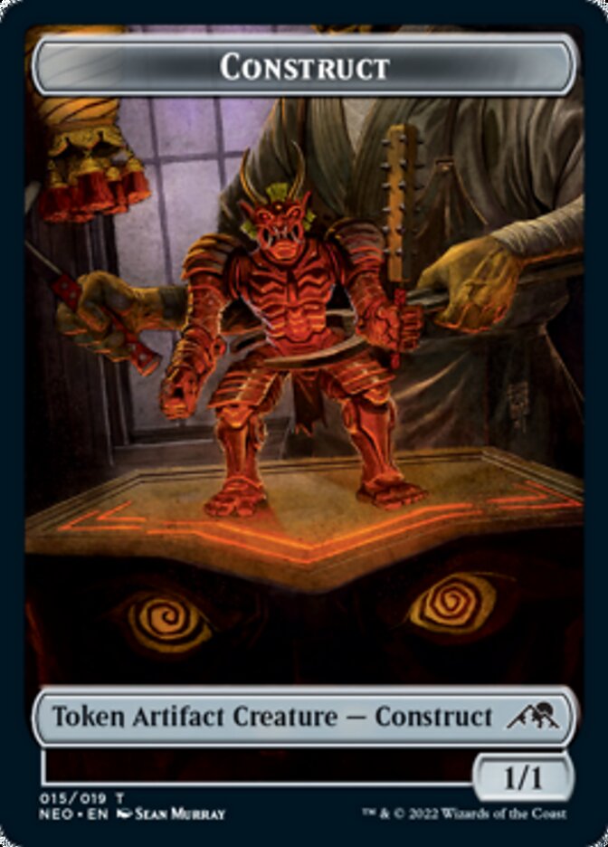 Construct (015) // Blood (017) Double-sided Token [Challenger Decks 2022 Tokens] | Gate City Games LLC