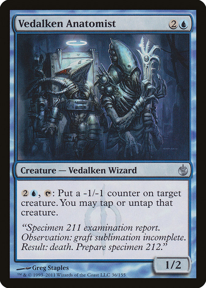 Vedalken Anatomist [Mirrodin Besieged] | Gate City Games LLC