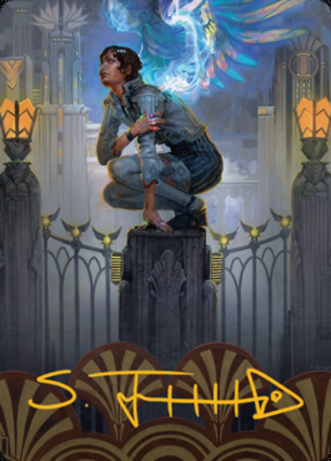 Giada, Font of Hope 2 Art Card (Gold-Stamped Signature) [Streets of New Capenna Art Series] | Gate City Games LLC