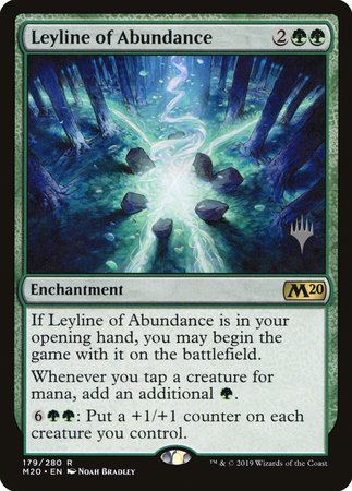 Leyline of Abundance [Core Set 2020 Promos] | Gate City Games LLC