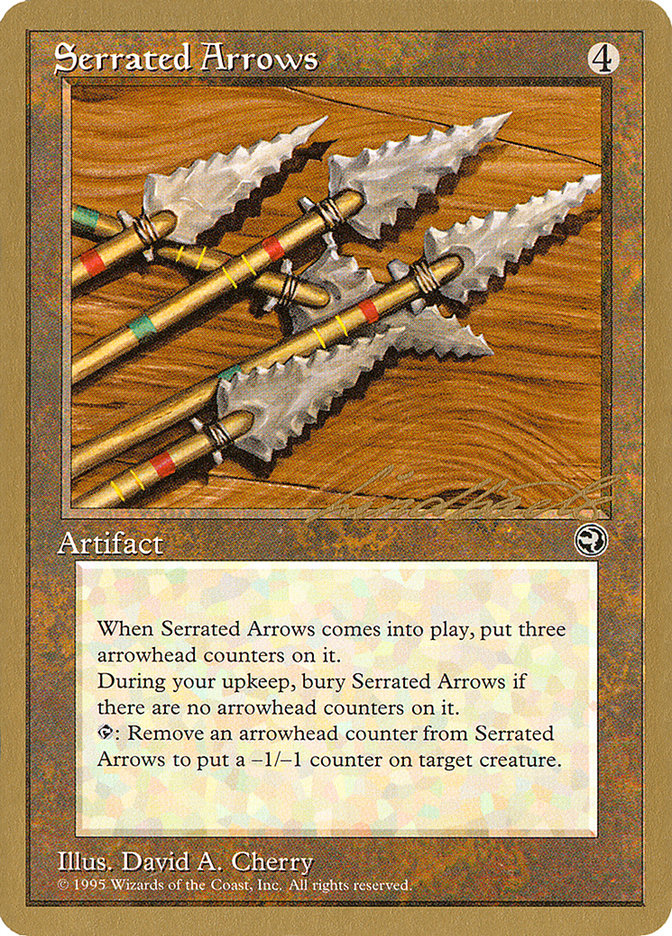 Serrated Arrows (Leon Lindback) [Pro Tour Collector Set] | Gate City Games LLC
