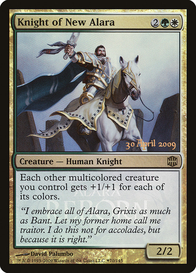 Knight of New Alara (Launch) [Alara Reborn Promos] | Gate City Games LLC