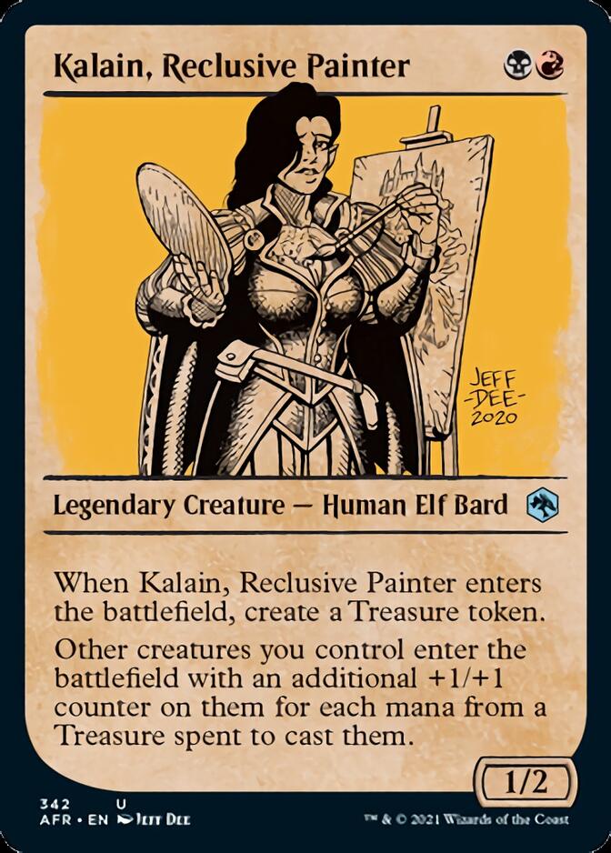 Kalain, Reclusive Painter (Showcase) [Dungeons & Dragons: Adventures in the Forgotten Realms] | Gate City Games LLC