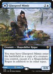 Glasspool Mimic // Glasspool Shore (Extended Art) [Zendikar Rising] | Gate City Games LLC