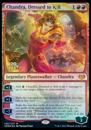 Chandra, Dressed to Kill [Innistrad: Crimson Vow Prerelease Promos] | Gate City Games LLC