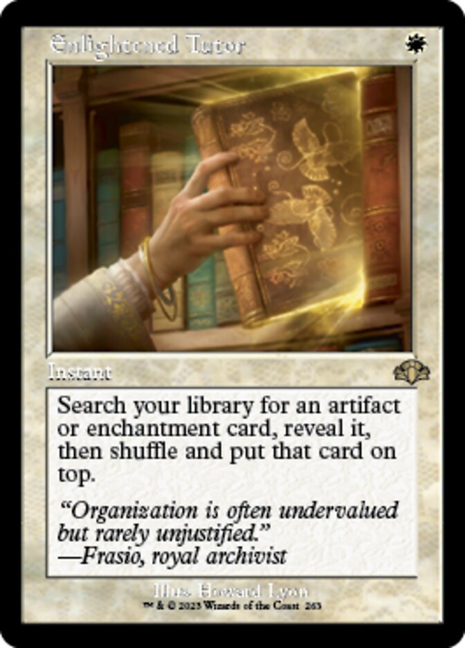 Enlightened Tutor (Retro) [Dominaria Remastered] | Gate City Games LLC