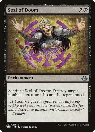 Seal of Doom [Modern Masters 2017] | Gate City Games LLC