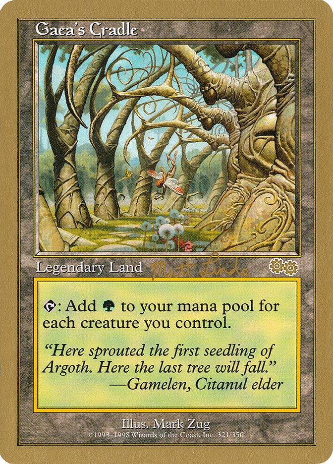 Gaea's Cradle (Matt Linde) [World Championship Decks 1999] | Gate City Games LLC