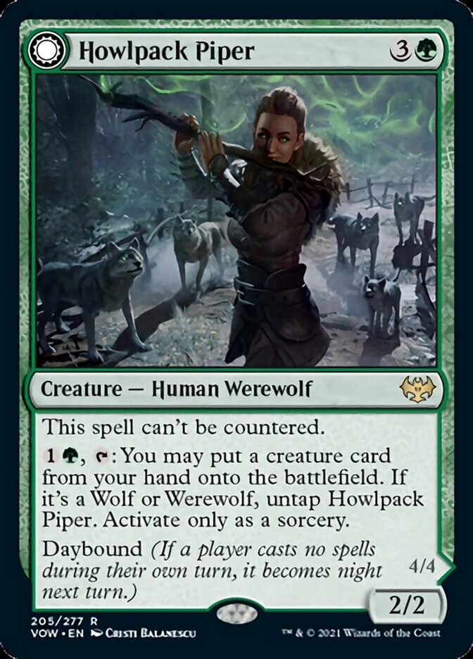 Howlpack Piper // Wildsong Howler [Innistrad: Crimson Vow] | Gate City Games LLC