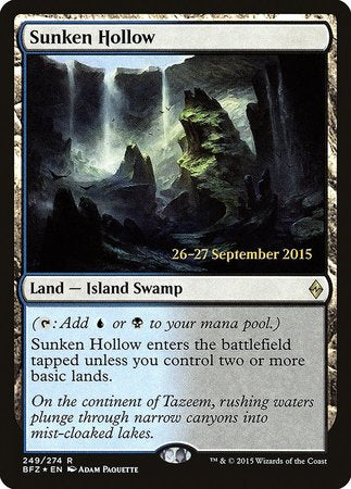 Sunken Hollow [Battle for Zendikar Promos] | Gate City Games LLC