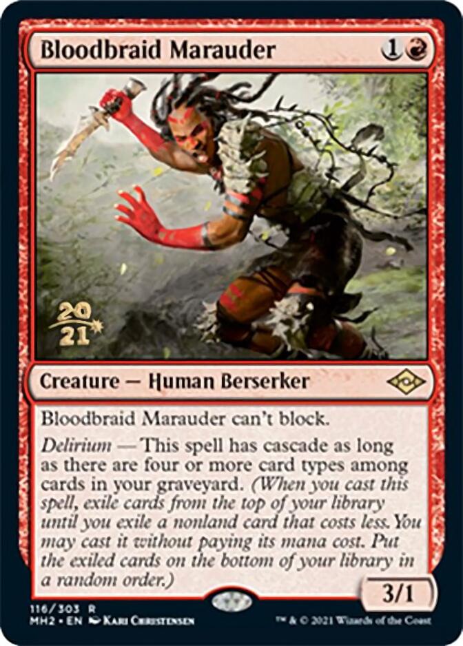 Bloodbraid Marauder [Modern Horizons 2 Prerelease Promos] | Gate City Games LLC