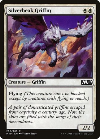 Silverbeak Griffin [Core Set 2019] | Gate City Games LLC