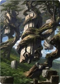 Forest 2 Art Card [Zendikar Rising Art Series] | Gate City Games LLC