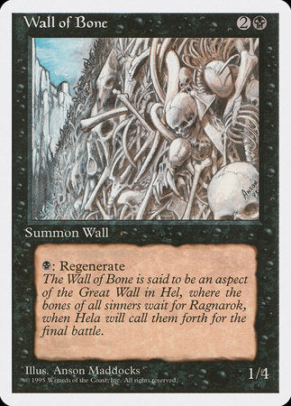 Wall of Bone [Fourth Edition] | Gate City Games LLC