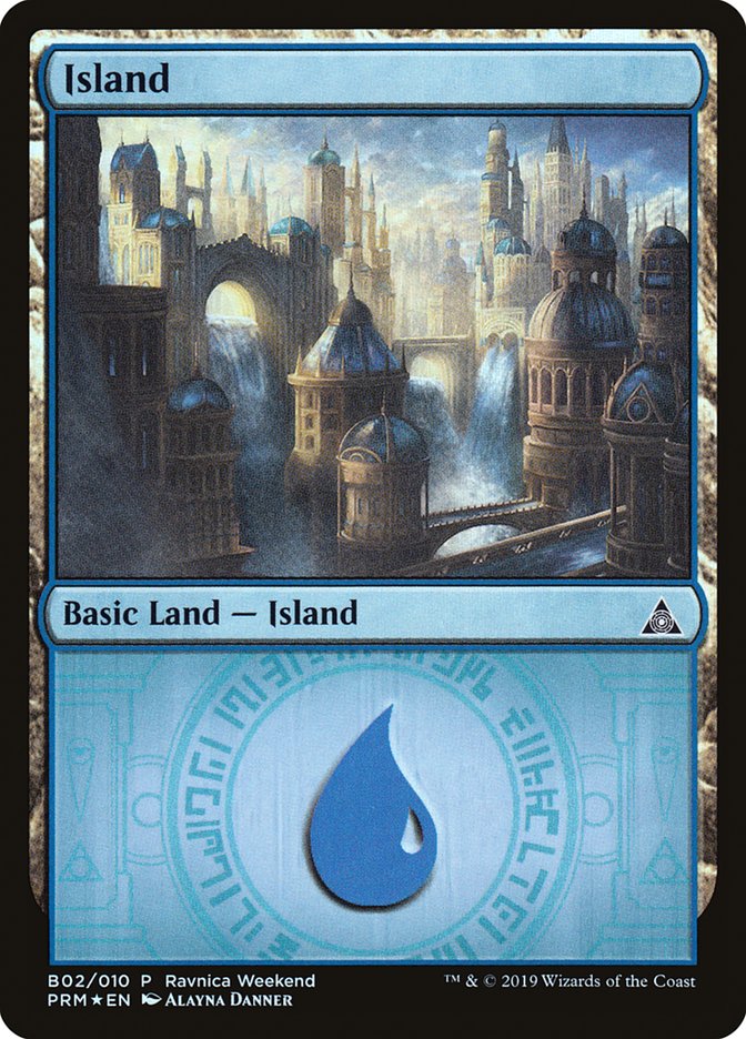 Island (B02) [Ravnica Allegiance Guild Kit] | Gate City Games LLC