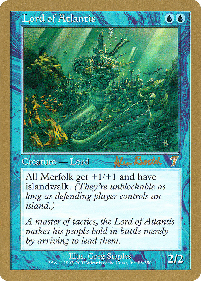 Lord of Atlantis (Alex Borteh) [World Championship Decks 2001] | Gate City Games LLC
