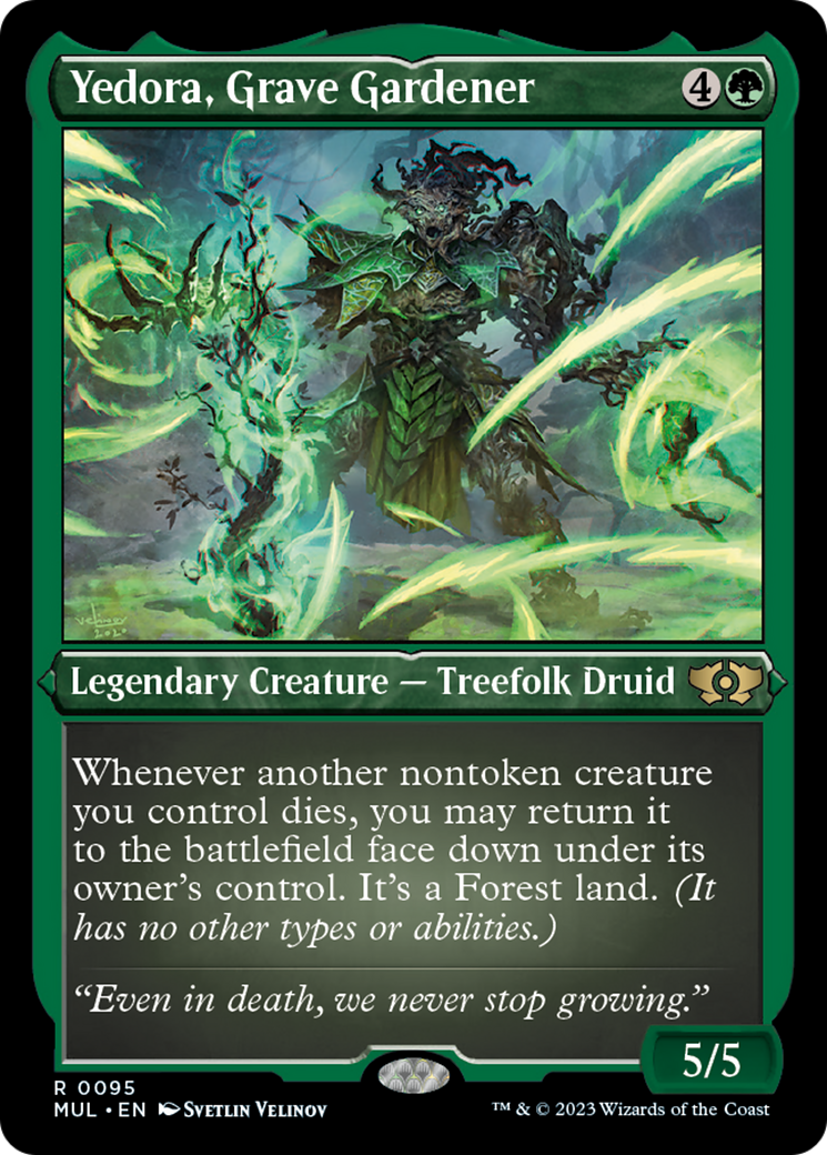 Yedora, Grave Gardener (Foil Etched) [Multiverse Legends] | Gate City Games LLC