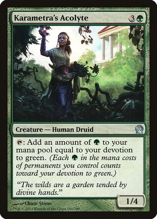 Karametra's Acolyte [Theros] | Gate City Games LLC