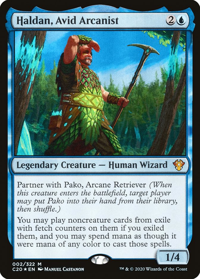 Haldan, Avid Arcanist [Commander 2020] | Gate City Games LLC