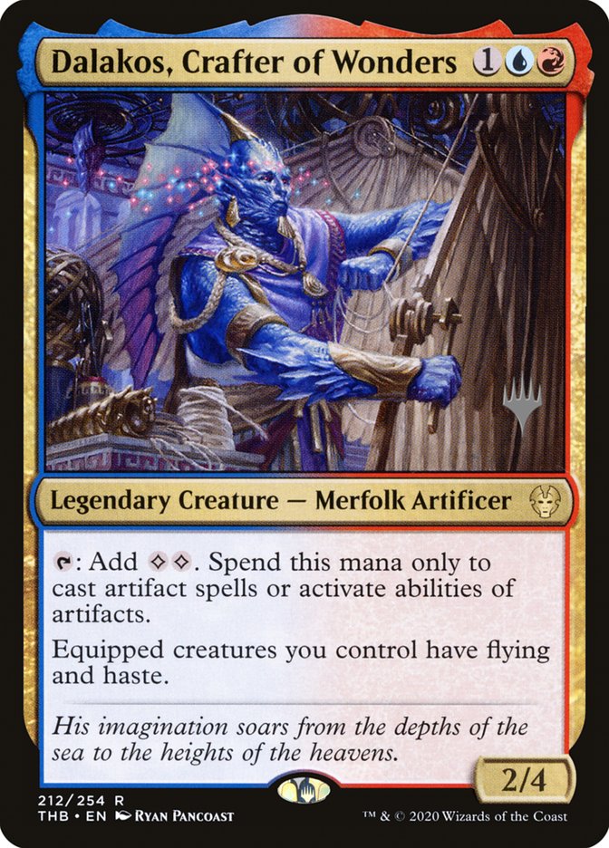 Dalakos, Crafter of Wonders (Promo Pack) [Theros Beyond Death Promos] | Gate City Games LLC