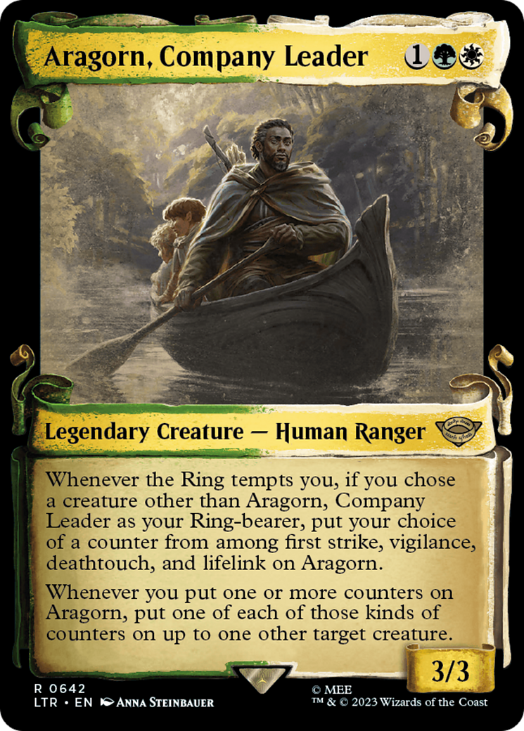 Aragorn, Company Leader [The Lord of the Rings: Tales of Middle-Earth Showcase Scrolls] | Gate City Games LLC