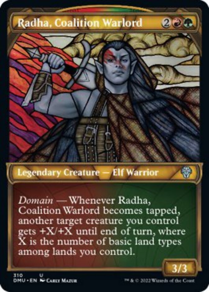Radha, Coalition Warlord (Showcase) [Dominaria United] | Gate City Games LLC
