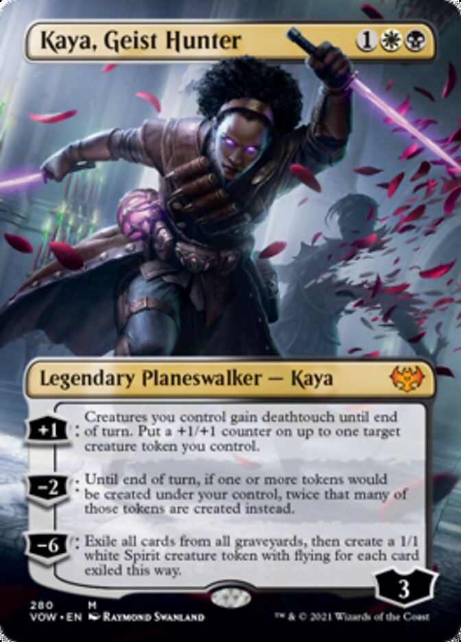 Kaya, Geist Hunter (Borderless) [Innistrad: Crimson Vow] | Gate City Games LLC