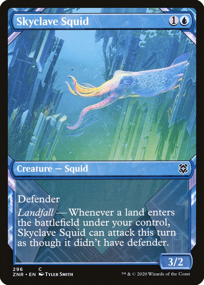 Skyclave Squid (Showcase) [Zendikar Rising] | Gate City Games LLC