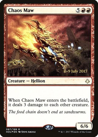 Chaos Maw [Hour of Devastation Promos] | Gate City Games LLC