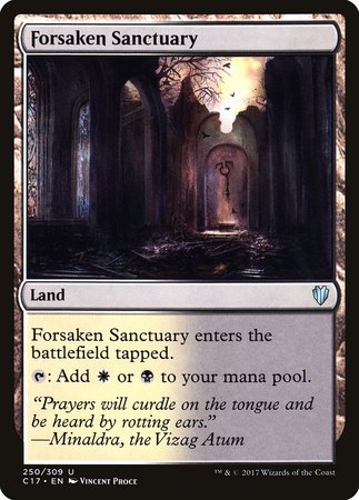 Forsaken Sanctuary [Commander 2017] | Gate City Games LLC