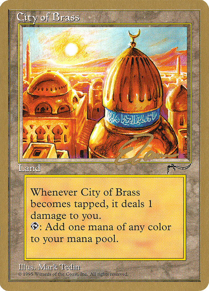 City of Brass (Eric Tam) [Pro Tour Collector Set] | Gate City Games LLC
