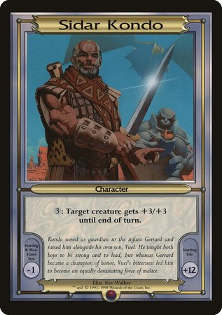 Sidar Kondo (Oversize) [Vanguard Series] | Gate City Games LLC