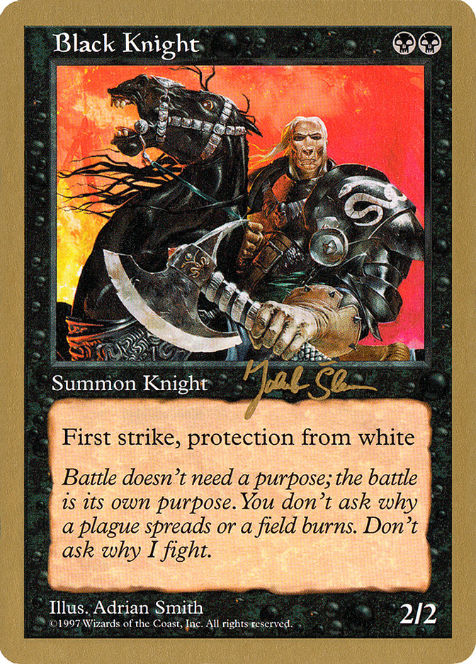 Black Knight (Jakub Slemr) [World Championship Decks 1997] | Gate City Games LLC