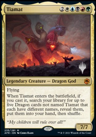 Tiamat (Promo Pack) [Dungeons & Dragons: Adventures in the Forgotten Realms Promos] | Gate City Games LLC