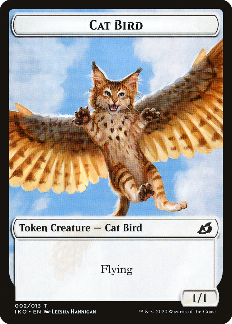 Cat Bird // Spirit Double-Sided Token [Starter Commander Decks] | Gate City Games LLC