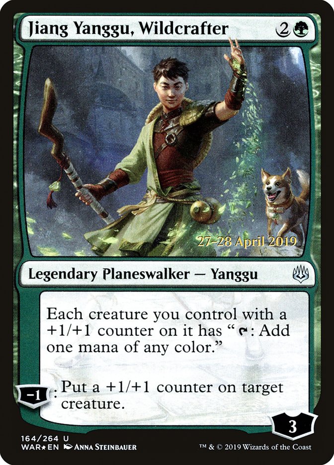 Jiang Yanggu, Wildcrafter  [War of the Spark Prerelease Promos] | Gate City Games LLC