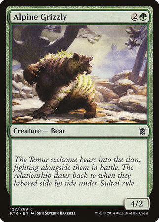 Alpine Grizzly [Khans of Tarkir] | Gate City Games LLC