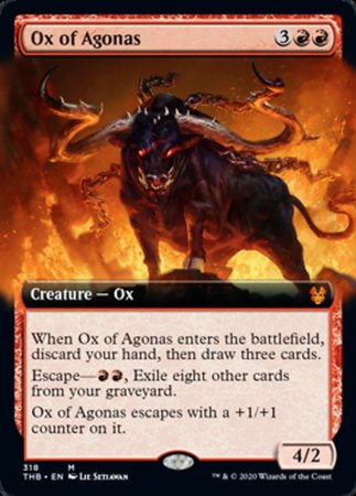Ox of Agonas (Extended Art) [Theros Beyond Death] | Gate City Games LLC