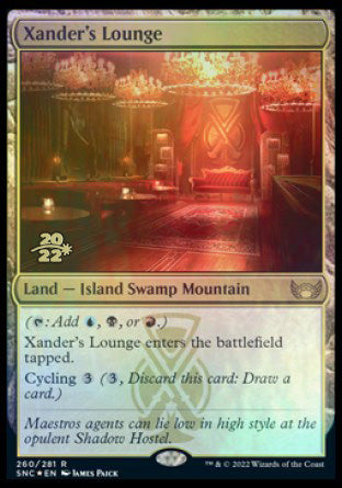 Xander's Lounge [Streets of New Capenna Prerelease Promos] | Gate City Games LLC