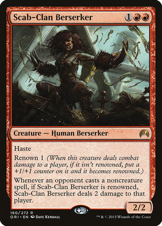Scab-Clan Berserker [Magic Origins] | Gate City Games LLC