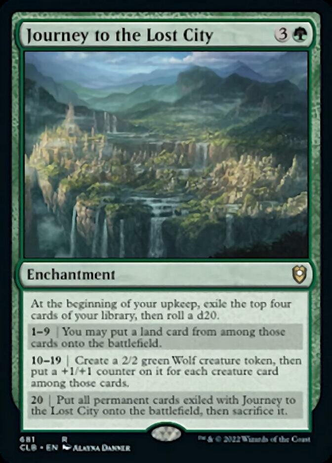 Journey to the Lost City [Commander Legends: Battle for Baldur's Gate] | Gate City Games LLC
